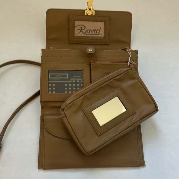 NWOT Elegant Deep Gold Crossbody Bag - Picture 6 of 11